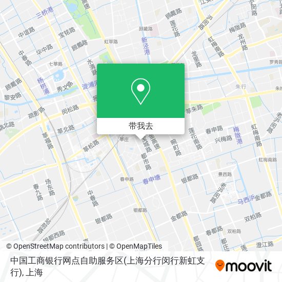 中国工商银行网点自助服务区(上海分行闵行新虹支行)地图