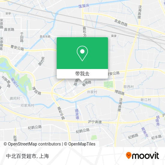 中北百货超市地图