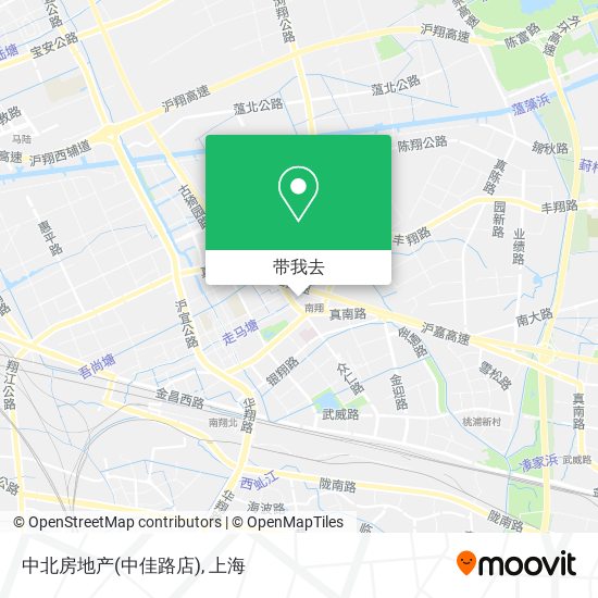 中北房地产(中佳路店)地图