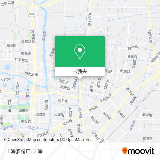 上海酒精厂地图