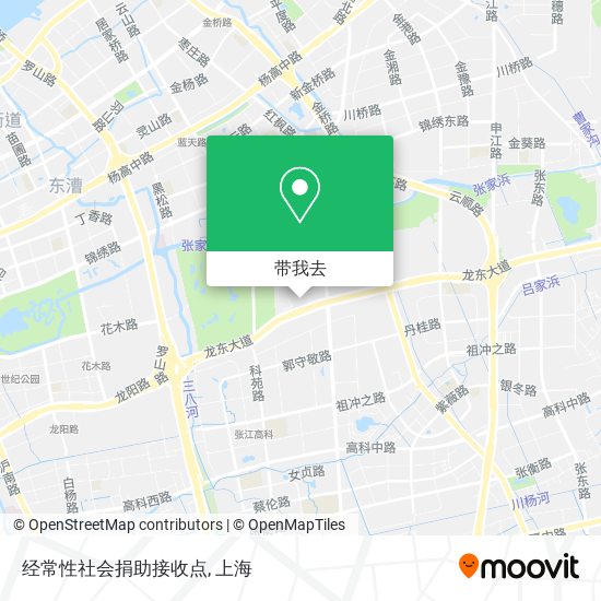 经常性社会捐助接收点地图