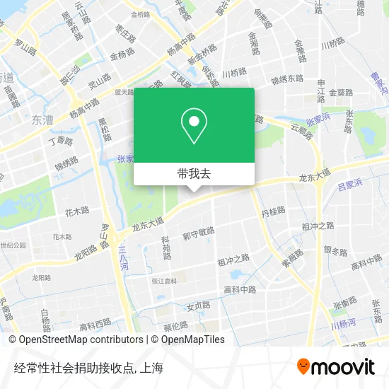 经常性社会捐助接收点地图
