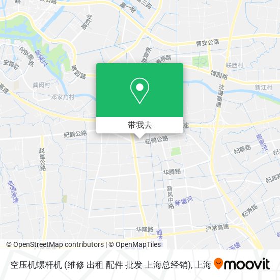 空压机螺杆机  (维修 出租 配件 批发  上海总经销)地图