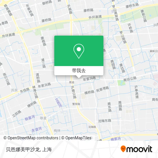 贝恩娜美甲沙龙地图