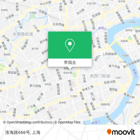 淮海路666号地图