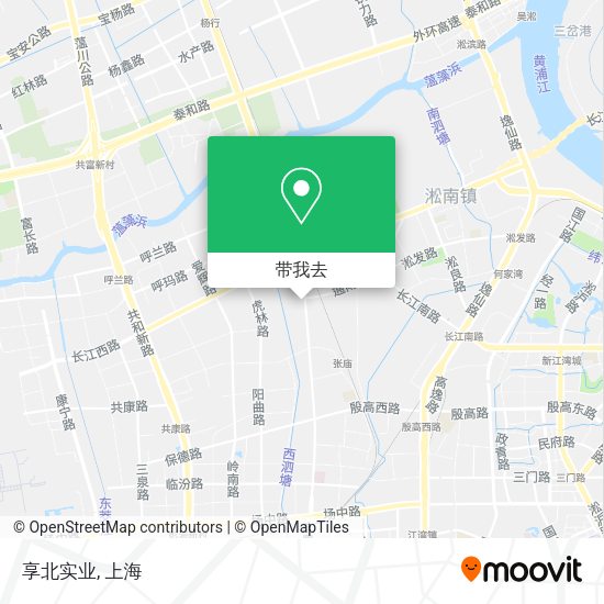 享北实业地图