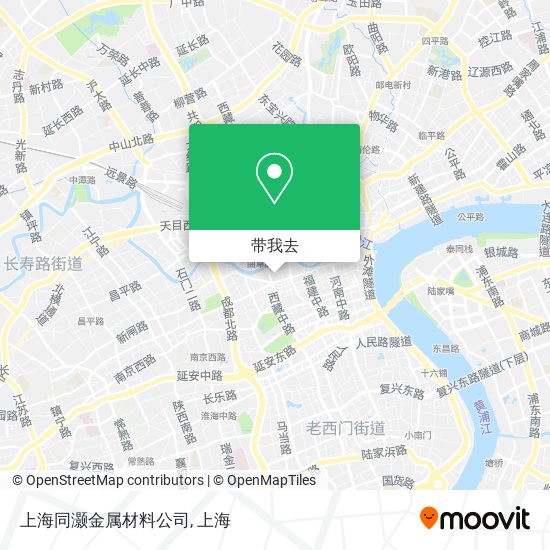上海同灏金属材料公司地图