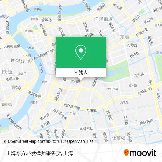 上海东方环发律师事务所地图