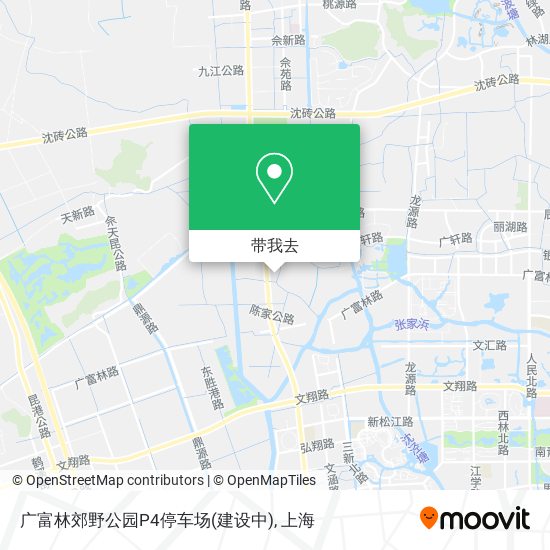 广富林郊野公园P4停车场(建设中)地图