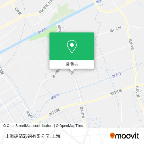 上海建清彩钢有限公司地图