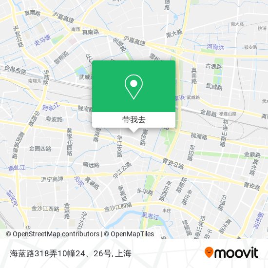 海蓝路318弄10幢24、26号地图