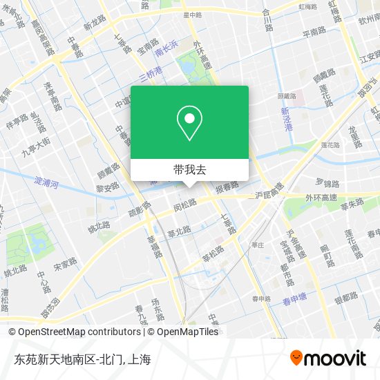 东苑新天地南区-北门地图