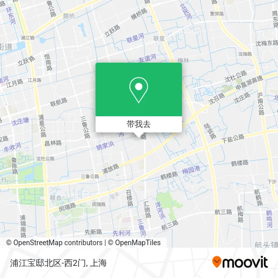 浦江宝邸北区-西2门地图