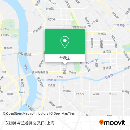 东煦路与兰谷路交叉口地图