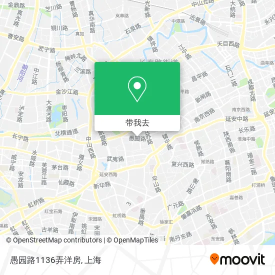 愚园路1136弄洋房地图