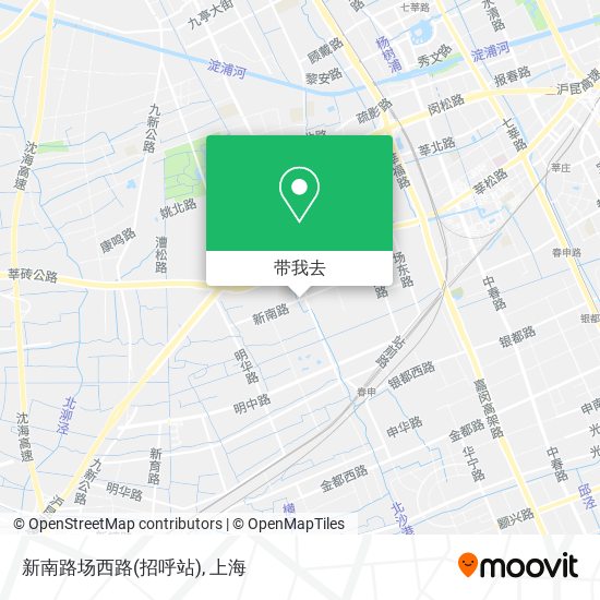 新南路场西路(招呼站)地图