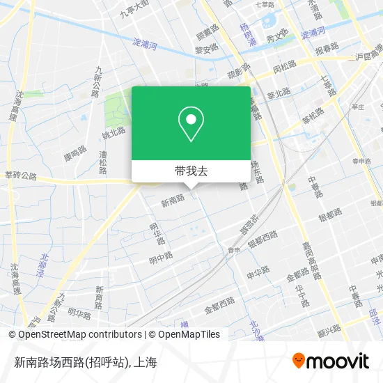 新南路场西路(招呼站)地图
