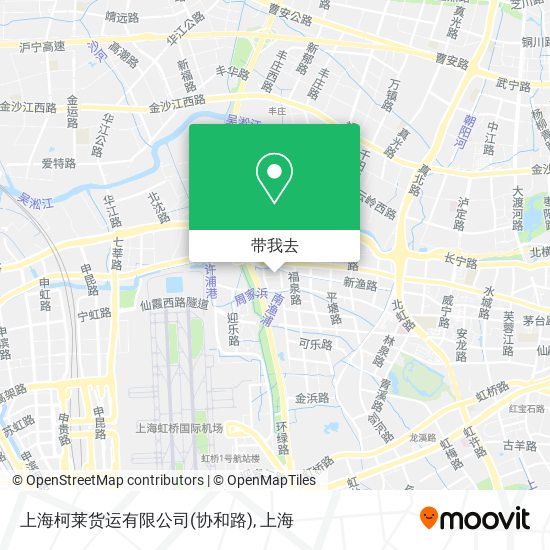 上海柯莱货运有限公司(协和路)地图