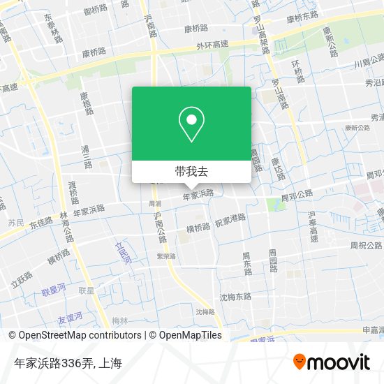 年家浜路336弄地图