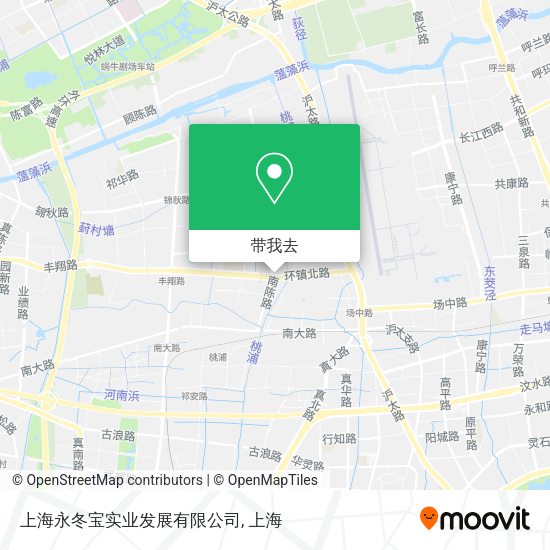 上海永冬宝实业发展有限公司地图