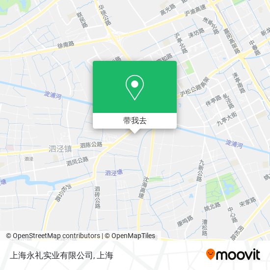 上海永礼实业有限公司地图