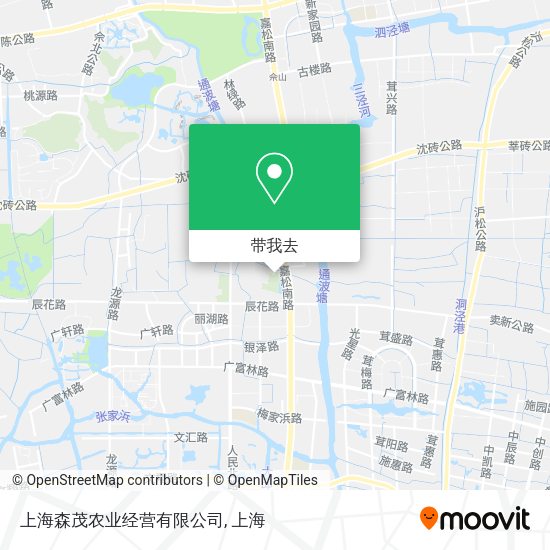 上海森茂农业经营有限公司地图