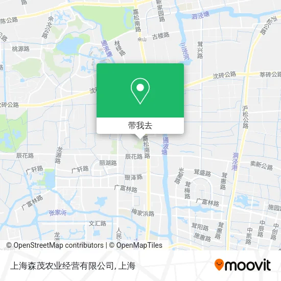 上海森茂农业经营有限公司地图