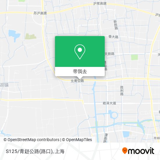 S125/青赵公路(路口)地图