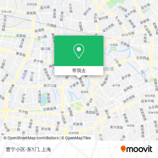 曹宁小区-东1门地图
