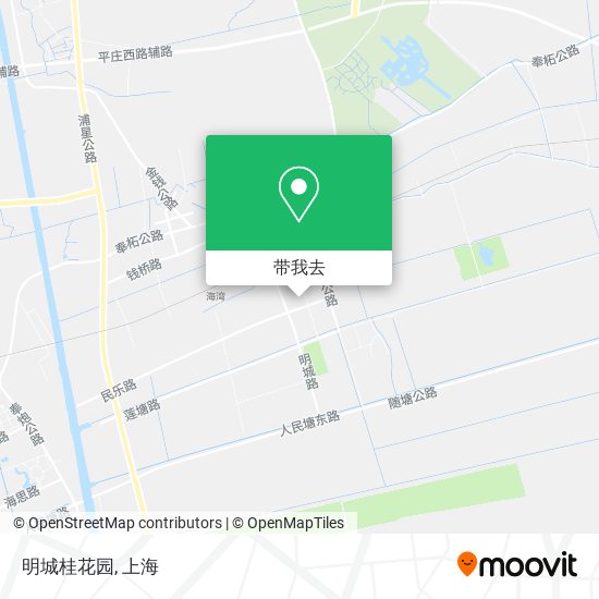 明城桂花园地图