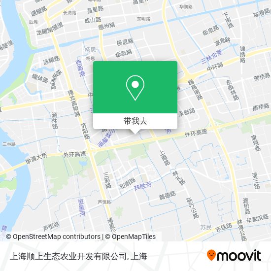 上海顺上生态农业开发有限公司地图