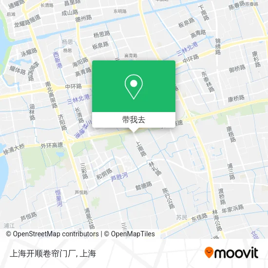上海开顺卷帘门厂地图