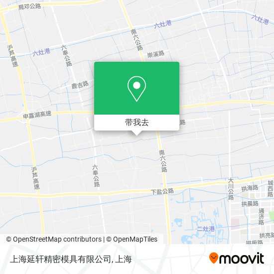 上海延轩精密模具有限公司地图