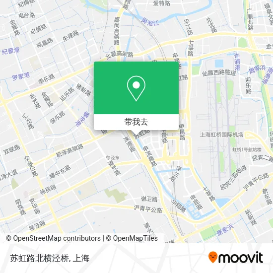 苏虹路北横泾桥地图