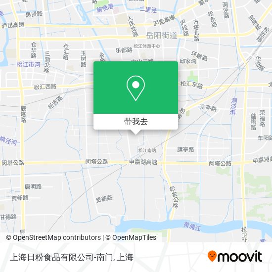 上海日粉食品有限公司-南门地图