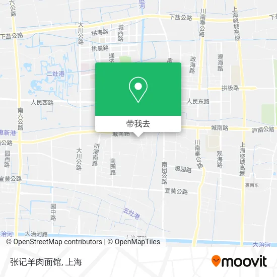 张记羊肉面馆地图