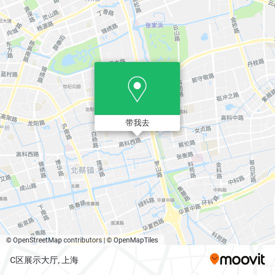 C区展示大厅地图