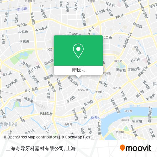 上海奇导牙科器材有限公司地图