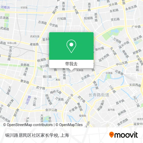 铜川路居民区社区家长学校地图