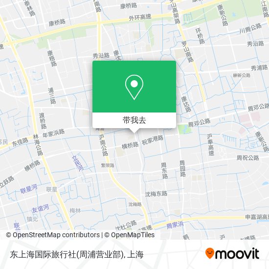 东上海国际旅行社(周浦营业部)地图