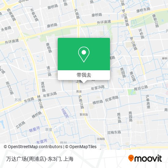 万达广场(周浦店)-东3门地图