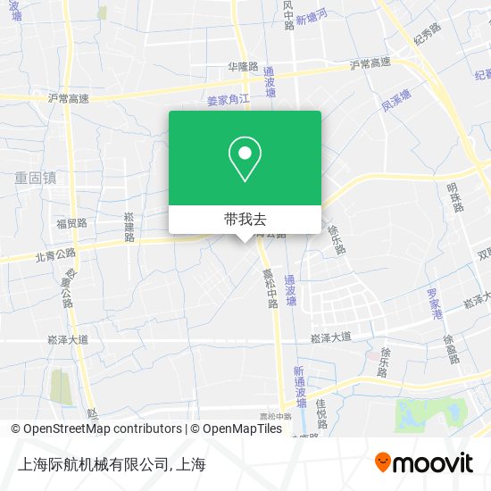 上海际航机械有限公司地图