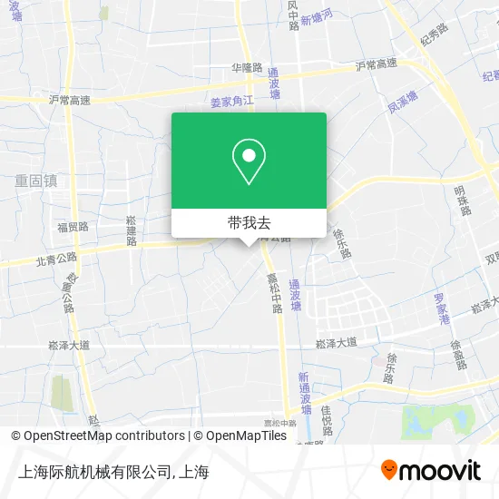 上海际航机械有限公司地图