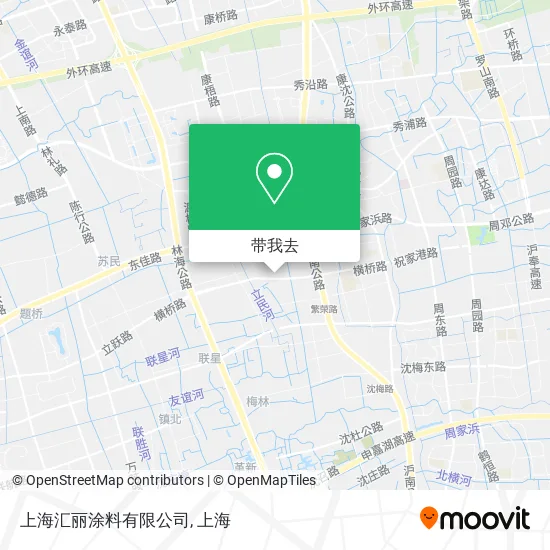 上海汇丽涂料有限公司地图