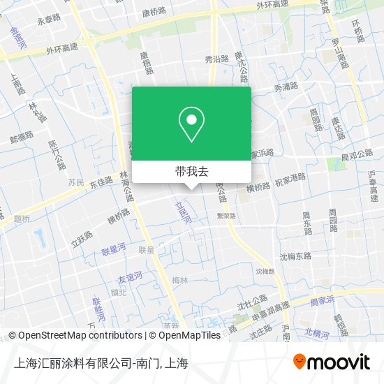 上海汇丽涂料有限公司-南门地图
