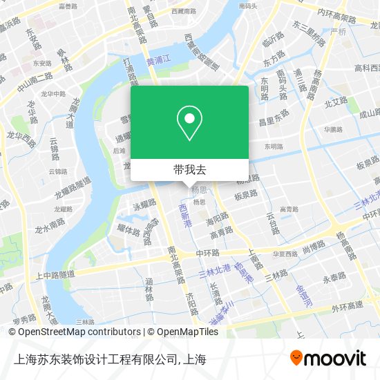 上海苏东装饰设计工程有限公司地图