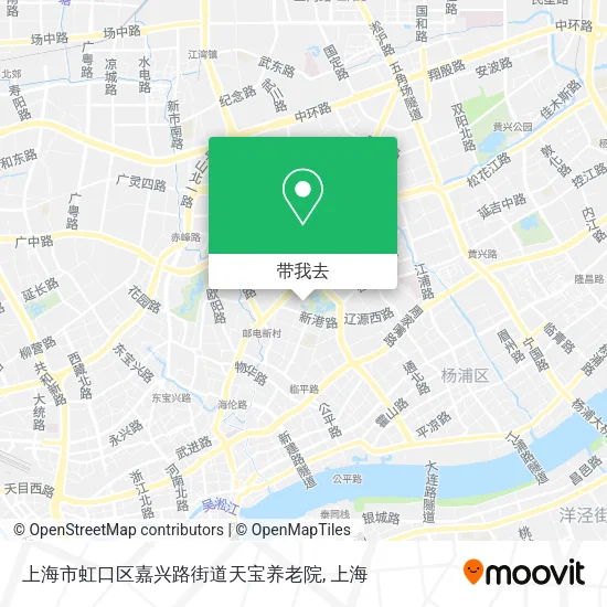上海市虹口区嘉兴路街道天宝养老院地图