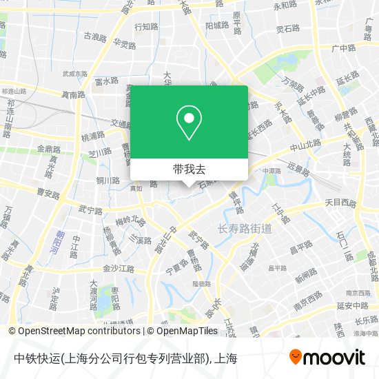 中铁快运(上海分公司行包专列营业部)地图