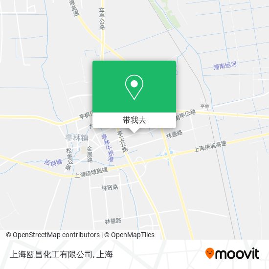 上海瓯昌化工有限公司地图