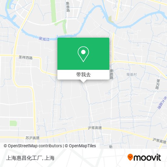 上海惠昌化工厂地图